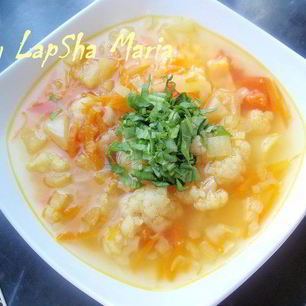 Рецепт Летнего овощной суп Настроение