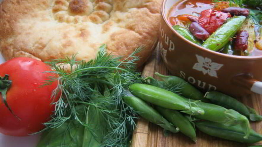 Рецепт минестроне на овощном бульоне