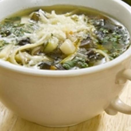 Рецепт Минестроне с лингвини