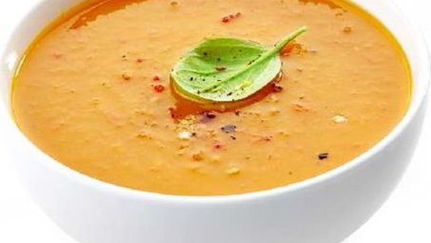 Рецепт нежного овощной суп карри