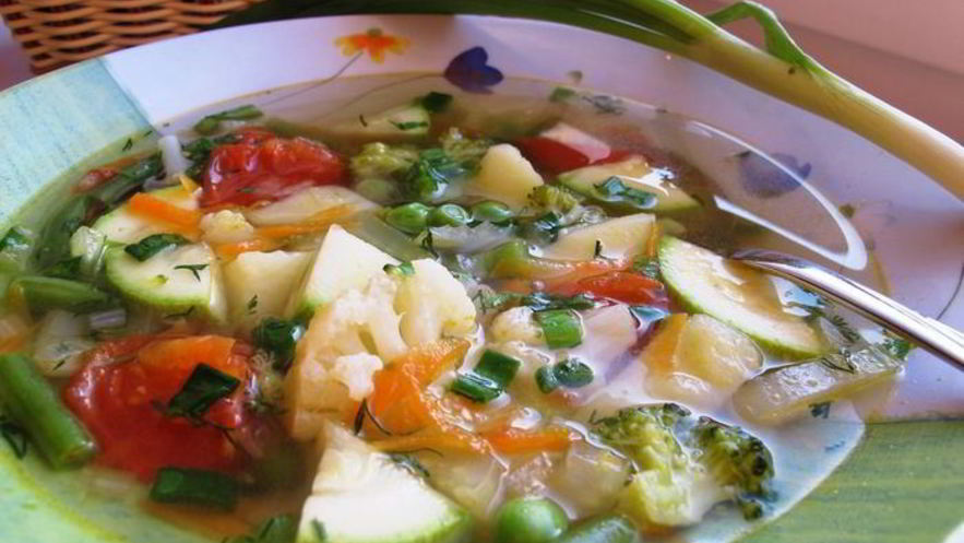 Рецепт овощного диетического супа