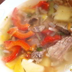 Рецепт Овощного супа из баранины с эстрагоном