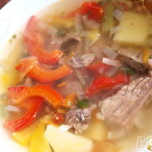Рецепт Овощного супа из баранины с эстрагоном
