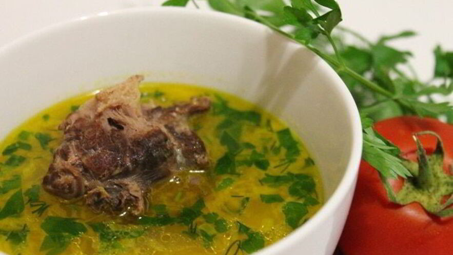 Рецепт овощного супа из индюшиной шейки