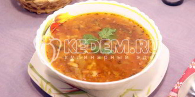 Рецепт овощного супа с баклажанами