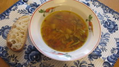 Рецепт Овощного супа с брокколи