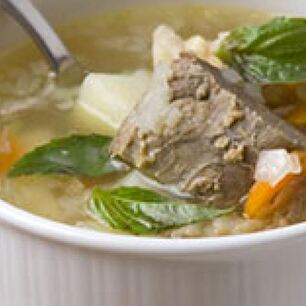 Рецепт Овощного супа с говядиной