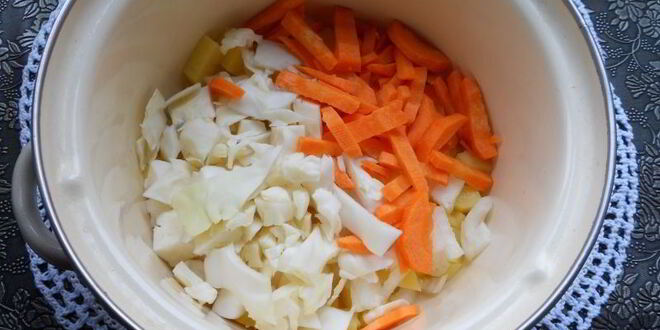 Рецепт овощного супа с гречкой и куриным фаршем