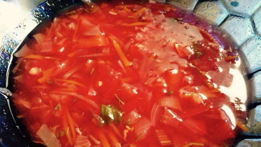 Рецепт овощного супа с курицей и курином филе