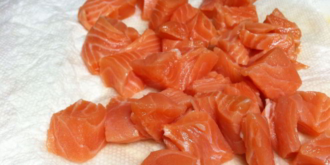 Рецепт овощного супа с семгой