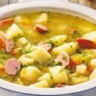 Рецепт Овощного супа с сосисками в мультиварке