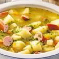 Рецепт Овощного супа с сосисками в мультиварке