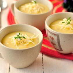 Рецепт Овощного супа с сыром чеддер