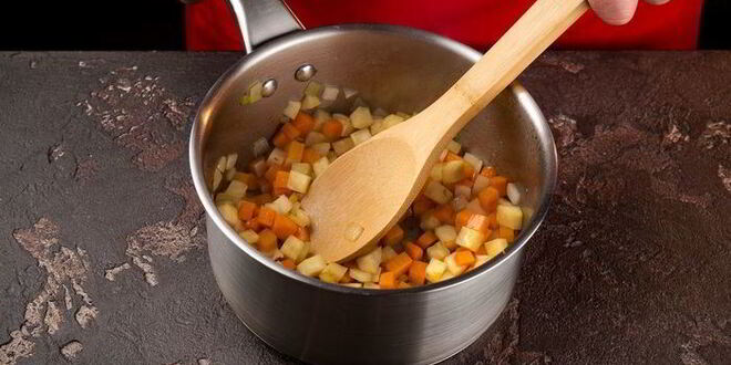 Рецепт овощного супа с томатом