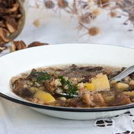 Рецепт Овощного супа с вешенками