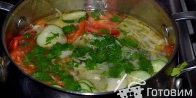 Рецепт овощного супа семь в одном