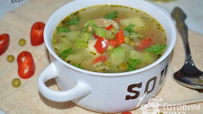 Рецепт Овощного супа Весеннего
