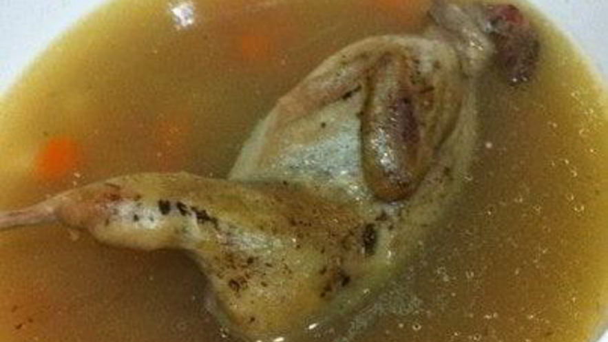 Рецепт овощного супчика с перепелкой