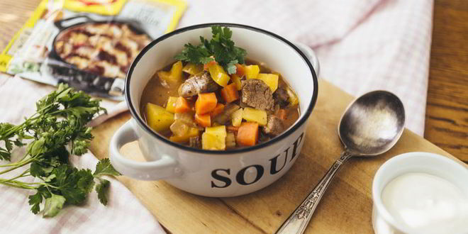 Рецепт супа-гуляша из говядины с овощами