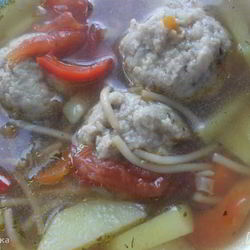 Рецепт Супа с фрикадельками и овощами
