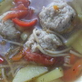 Рецепт Супа с фрикадельками и овощами