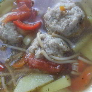 Рецепт Супа с фрикадельками и овощами