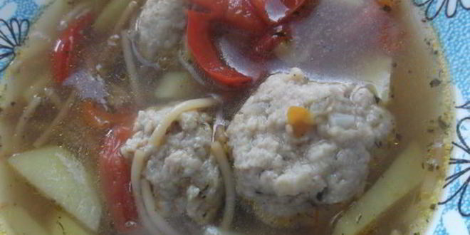 Рецепт супа с фрикадельками и овощами