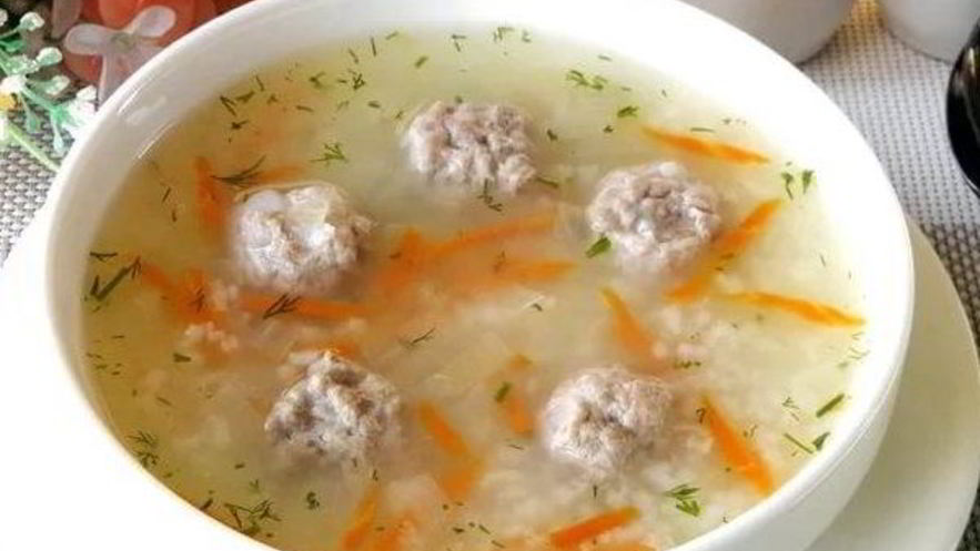 Рецепт супа с овощами и готовыми фрикадельками