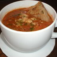 Рецепт Уютного осеннего супчика из запеченных овощей