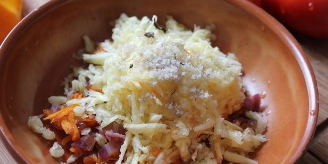 Рецепт запеченного овощной суп с горгонзолой и шалфеем