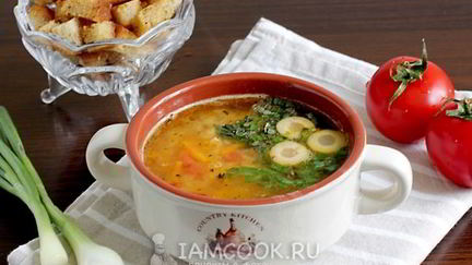 Рецепт Постного супа из чечевицы