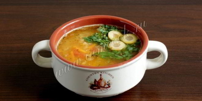 Рецепт постного супа из чечевицы