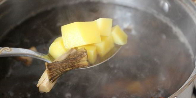 Рецепт постного рассольника с грибами