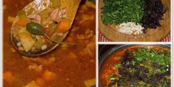 Рецепт рассольника из индейки с перловкой