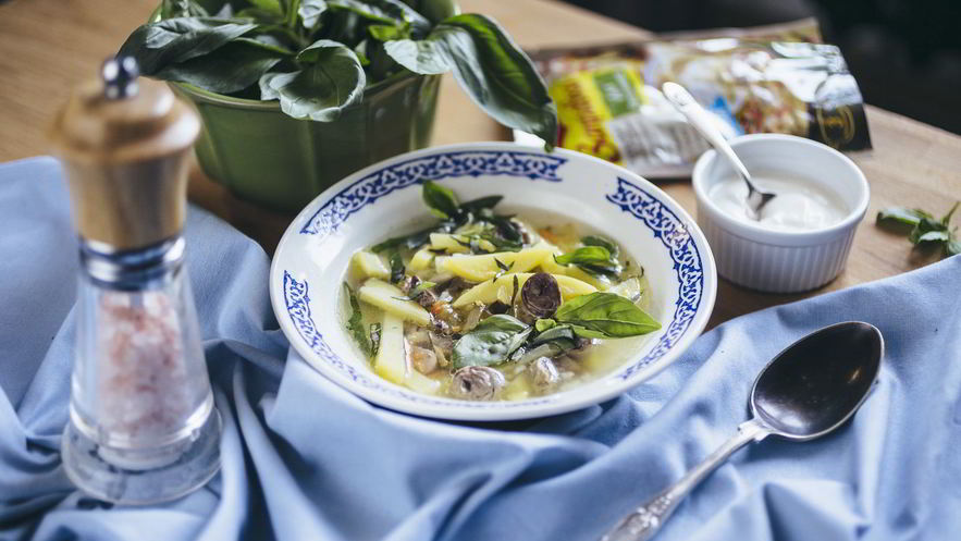 Рецепт рассольника из куриных потрошков