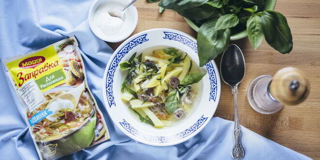 Рецепт рассольника из куриных потрошков