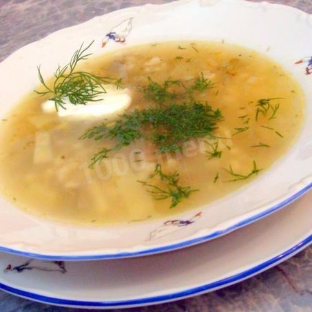 Рецепт Рассольника с говяжьими почками и перловкой