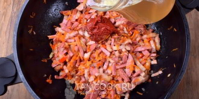 Рецепт рассольника с копченостями