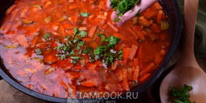 Рецепт рассольника с копченостями