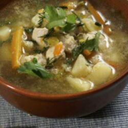 Рецепт Рассольника с куриным филе