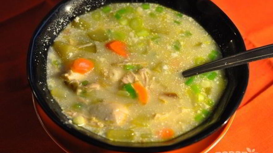 Рецепт рассольника с курицей и перловой крупой