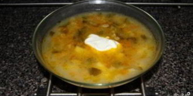 Рецепт рассольника с перловкой и почками