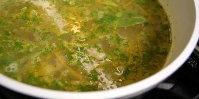 Рецепт рассольника с пшеном