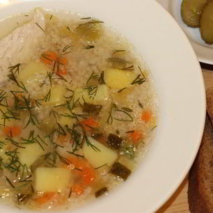 Рецепт Рассольника с ячневой крупой