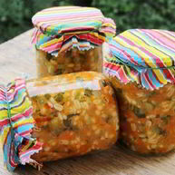 Рецепт Заправки для рассольника с перловкой на зиму