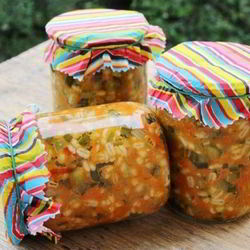 Рецепт Заправки для рассольника с перловкой на зиму