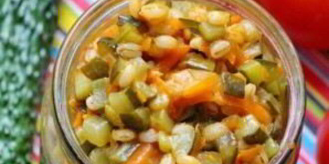 Рецепт заправки для рассольника с перловкой на зиму