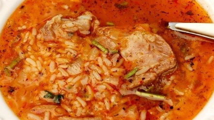 Рецепт рисового супа с говядиной