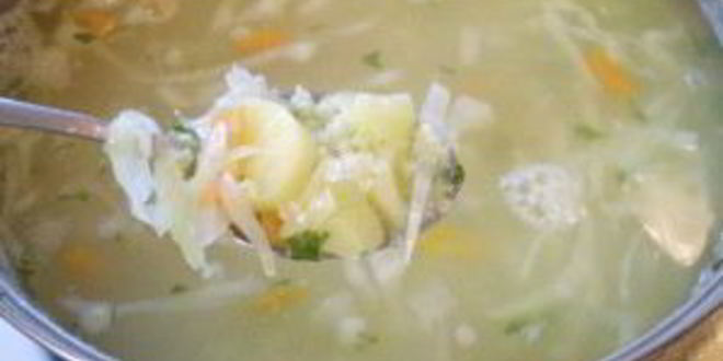 Рецепт диетических щей из свежей капусты
