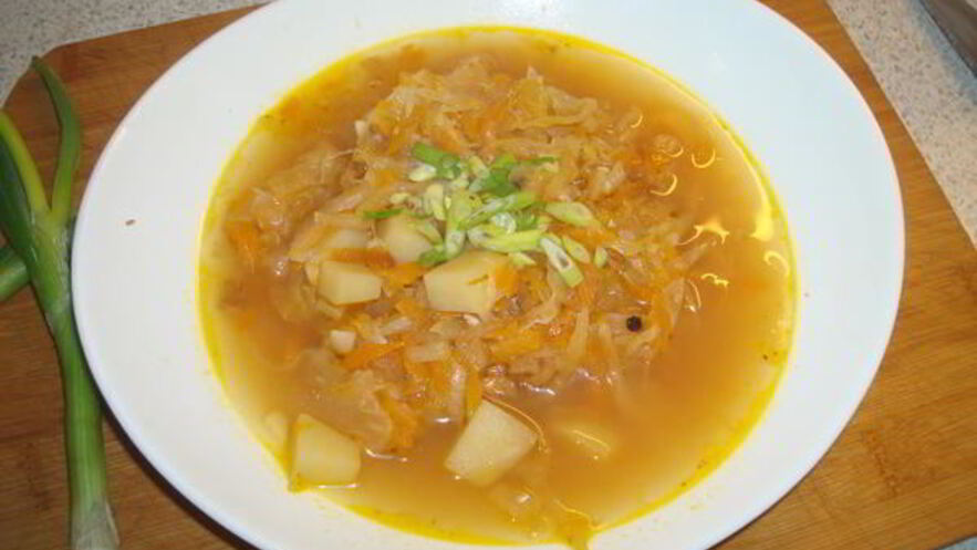 Рецепт кислых деревенских щей